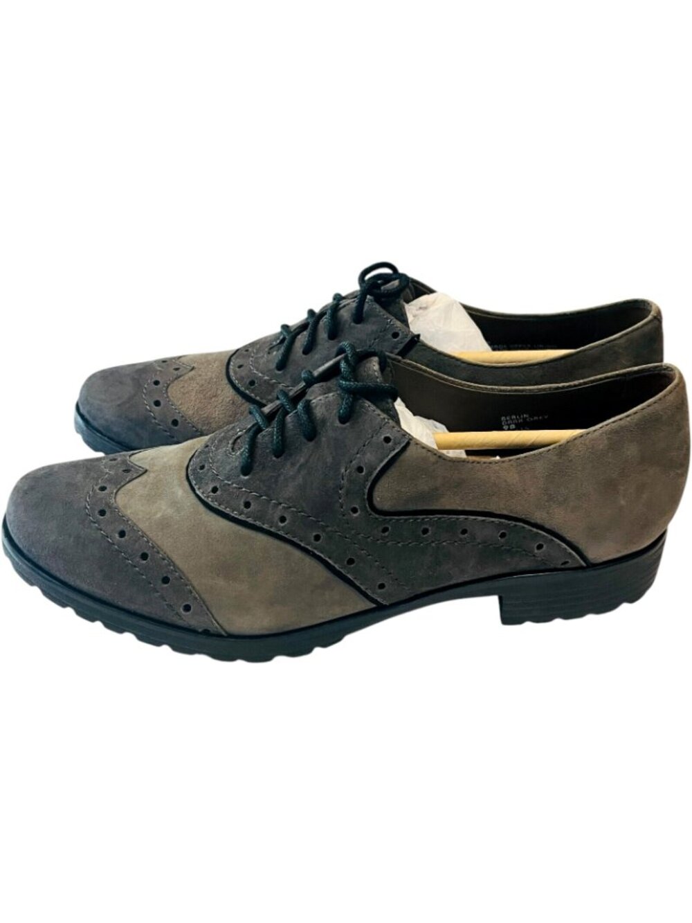 Earthies Shoes - Berlin Dark Grey Suede Size Women's 9 - NEW in Box - Picture 3 of 11